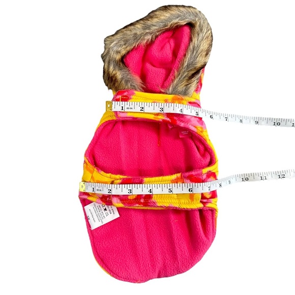 Isaac Mizrahi Floral Printed Dog Coat Size XS - Picture 3 of 8